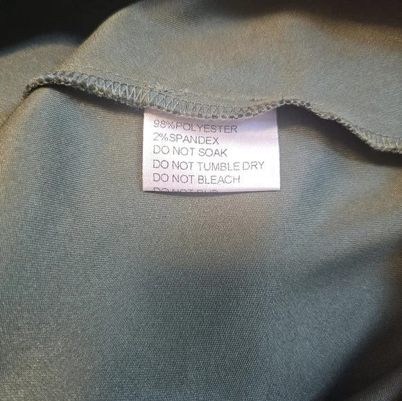 Petal & Pup Size Small Selma One Shoulder Satin Gown Olive Green READ INFO - Picture 11 of 12